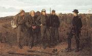 unknow artist Prisoners from the front oil painting reproduction